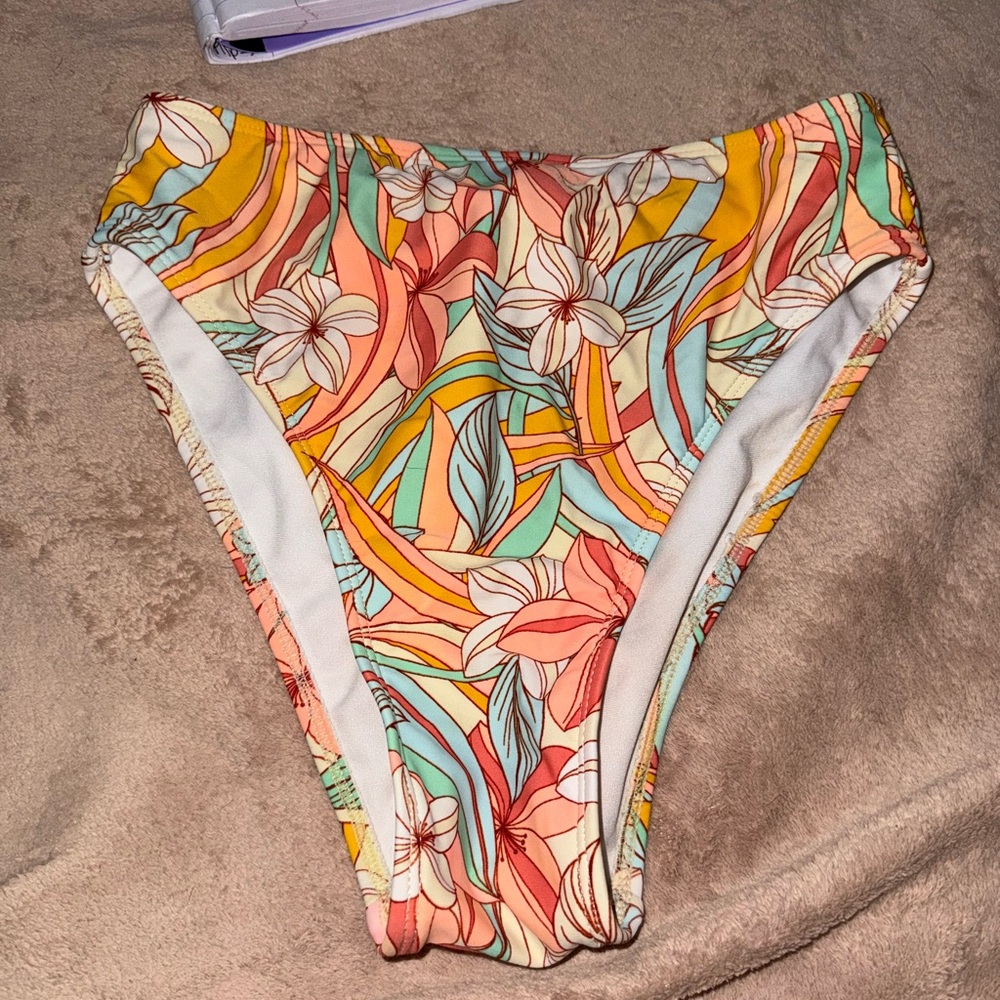 Xhilaration Tropical Print Bikini Bottom